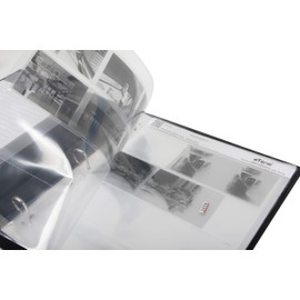 Acid Free Archival Film Bag Album Film Protector Storage Box Archival Binder with Ring for Printfile Standard 135 35mm 120 4x5 8x10 Negative Pages Film Bag (50x120negative bag)