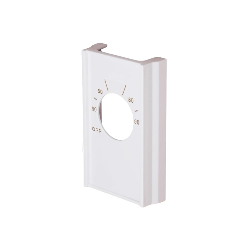ARYEIELLSOW 1 Pack White Double Pole Line Volt Thermostat Cover