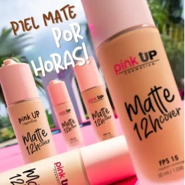 Pink Up, Maquillaje Liquido, Acabado Matte, Larga Duración                                                                                            