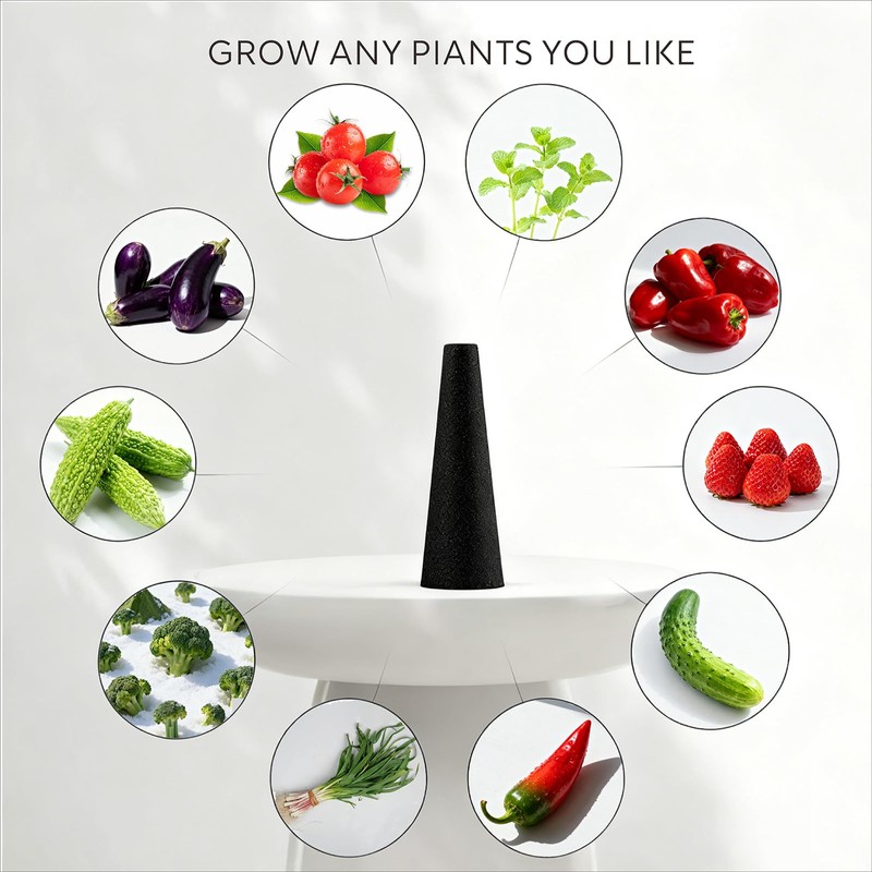 Seed Pods Kit for Hydroponics System, Includes 50 Grow Sponges,