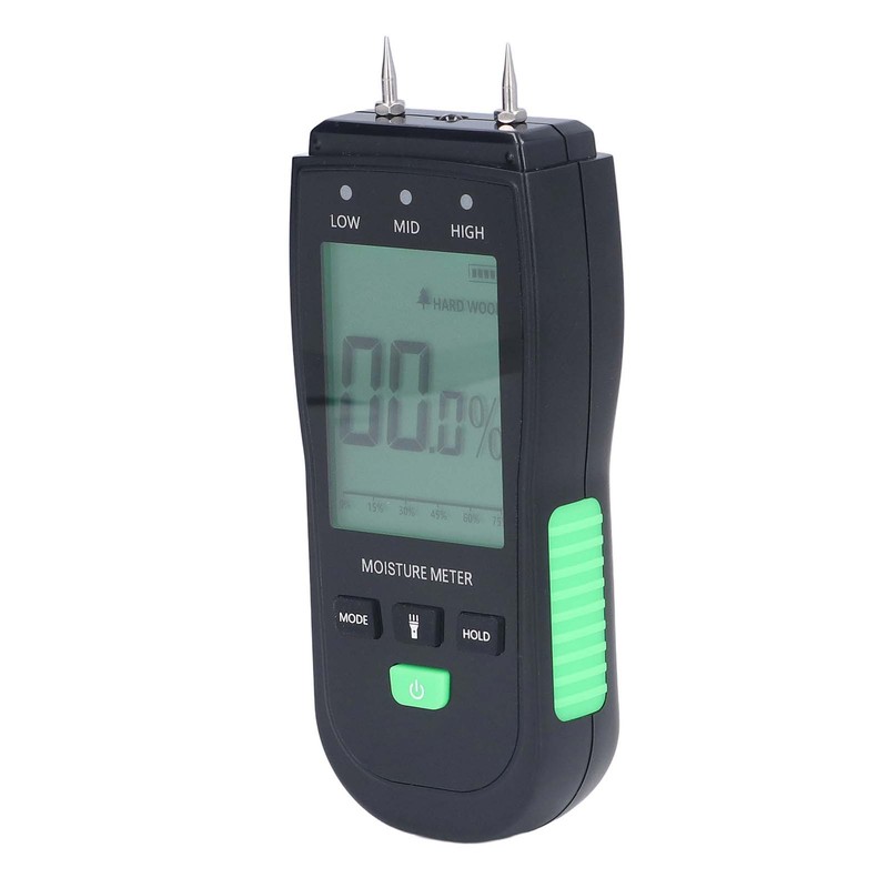 Wood Moisture Meter High Accuracy LCD Display Professional Moisture Content