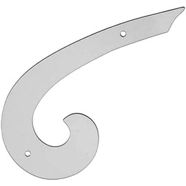 Alvin, Irregular Curve Transparent Ruler, Drafting Drawing Measuring Tool - 9.5-inches