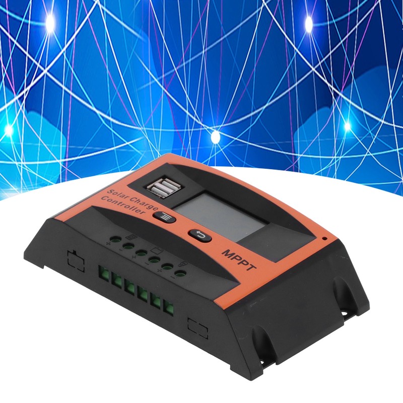 Solar Charge Controller Panel Battery Photovoltaic MPPT Regulator with Dual