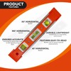 Siprit Level 9 Inch Magnetic Compact Bubble Tool with 3