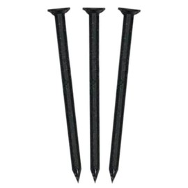 Eagle 1 Smooth Shank 304 Painted Stainless Steel Aluminum Fascia Cover and Siding Nails -1lb Boxes, 1.25 inch, about 600 nails per box (5LB BLACK)