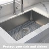 Jinqipura Silicone Draining Sink Mat, Kitchen Sink Protect, 26x14" Gray