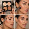 BL3DN Natural Sculpt Paleta Rubor 3D Tonos Naturales para Contorno