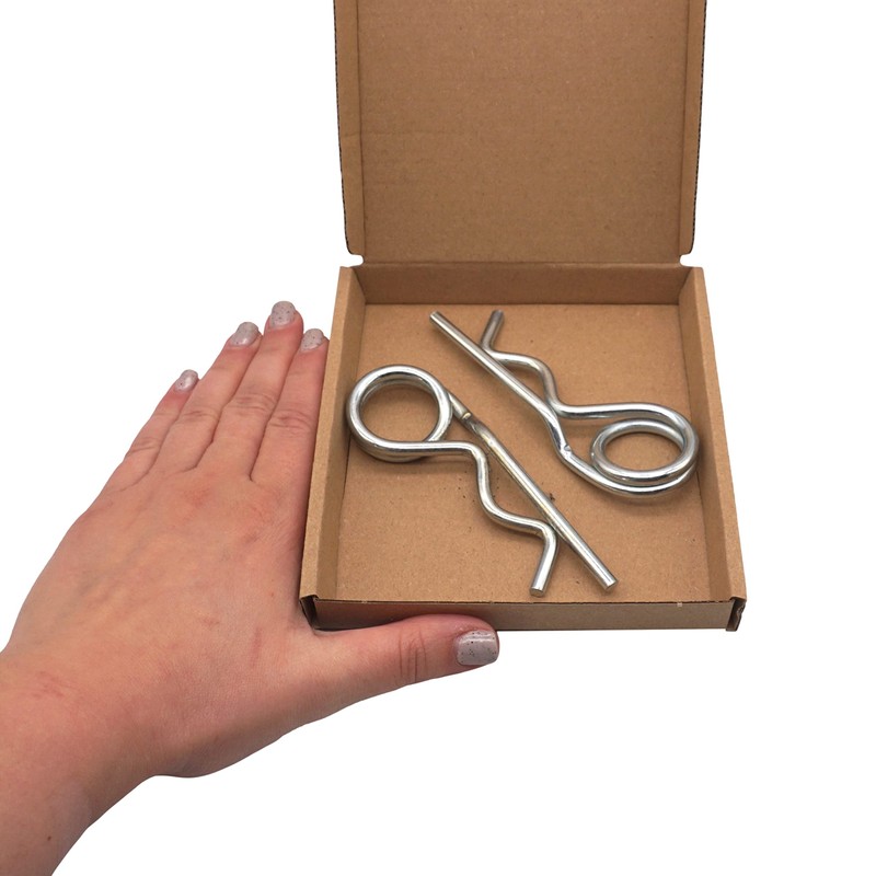 SKIR'CO (2 pcs) Zinc Plated Steel Spring Cotter Pins 5