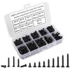FandWay 480Pcs M3 Phillips Pan Head Self-Tapping Screws, Carbon Steel