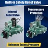 Landhoow 2nd Stage Propane Regulator Compatible with R622-DFF, 3/4" NPT