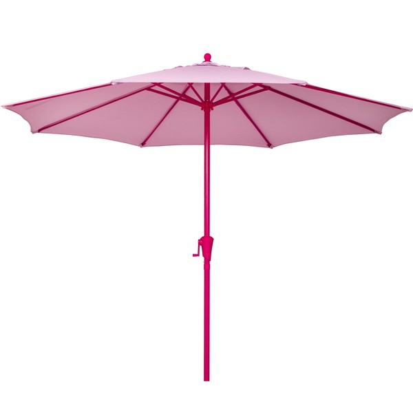 Sunnyglade 9FT Outdoor Patio Umbrella, Market Table Umbrella with 8