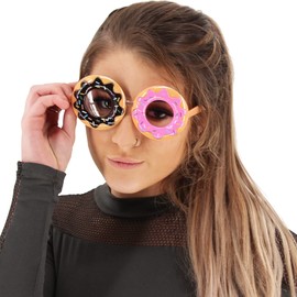 Pohotobooth Props Ltd Doughnut Rings Fun Novelty Party Glasses