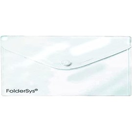 FolderSys Document Wallet Tamao A4, PP, with cap, Landscape Format, 1 Unit) C4 Transparent Matte