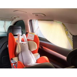 Vehicle Visor Car Window Sunshades Sun, Glare and UV Protection (99.2% UV Block Rate) Portable Applicable to All Vehicles Models with Interior Effect