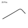 sourcing map 20pcs Hex Key Wrench 1/20" L-Shape Hexagon SAE