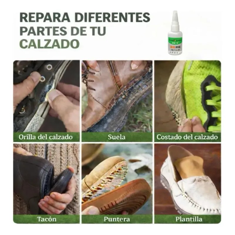3 Piezas Pegamento Fuerte Oleoso Para Zapatos Multiusos 60g