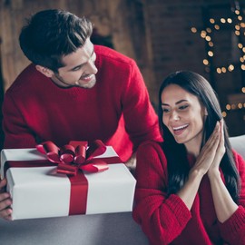 ProCase Travel Size Jewelry Box, Large Portable Seashell-Shaped Jewelry Case, 2 Layer Jewelry Organizer in PU Leather for Women -Blue