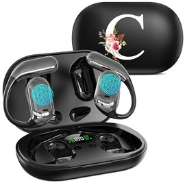 AI Translation Earbuds Real Time, 144 Language Translator Earbuds with APP Compatible with iOS & Android, Bluetooth Headphones Translating Device for Travel Business and Learning,Black-C