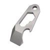Titanium EDC Pry Bar Multitool, Mini Keychain Prybar Tool with