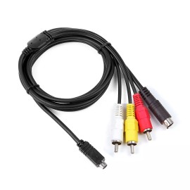 myw-tech AV A/V Audio Video TV Cable Cord Lead For Sony Handycam DCR-DVD405/e DCR-SR45/e