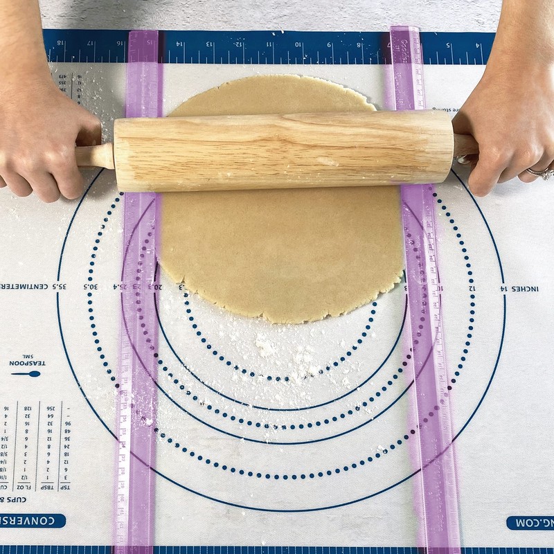 R&M International 2754 Pastry Guide Rulers for Pie Crust, Cookie