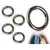 ZoeTekway Pack of 4 Snap Hooks, Zinc Alloy Ring Carabiner,