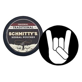 DC Crafts Nation Skin Can Cover Metal with 1 Can Schmitty's Herbal Snuff Original Pouches