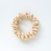 MAPEPE Silk Slim Scrunchie (Shiny Beige)