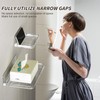 jinminamz Bathroom Shelf, No Drilling, Shower Basket, Shower Shelf, No