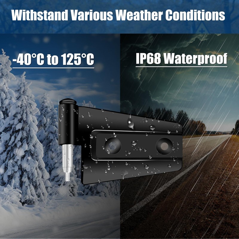 B.ZSSY Door Hinge Kit Compatible with 2007-2018 Wrangl-er JK JKU