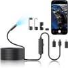Endoscope Camera with Light, 1920P HD Borescope Camera with 8