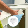 sourcing map 6 Pack Drawer Rollers, 22mm Plastic Drawer Pulley
