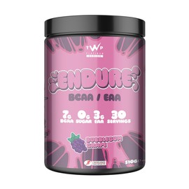 TWP Nutrition Platinum Series Endure, EAAs & BCAAs Electrolyte Blend Pre, Intra and Post Workout, Zero Sugar, 510g and 30 Servings, 18 Great Flavours (Bubblegum Grape)