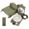 Outdoor Metal Compass with Sighting Lens, Ruler, Multi in one