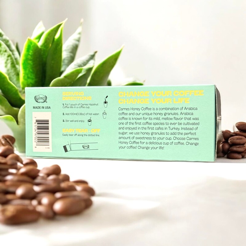 Instant Coffee Powder, Quick Dissolving (COMBO, HAZELNUT HONEY COFFEE)