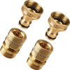 Gorilla Easy Connect Garden Hose Quick Connect Fittings ¾ Inch