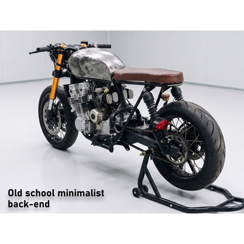 Sparkmods 3/4'' Motorcycle Side Mount Tail Light with License Plate