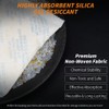 10g x 10 Packs Silica Gel Desiccant Sachets, Reusable Dehumidifiers