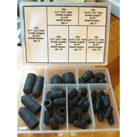 Jurassic Classic Auto Parts 41x Fits Benz Vacuum Manifold Caps Carburetor Throttle Body Rubber Hose Line NOS