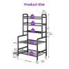 All-in-One Dumbbell Rack with Lockable Wheels,Mobile Fitness Equipment Organizer Stand