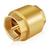 Boltigen Solid Brass Spring Check Valve, 1-1/2 Inch NPT Female