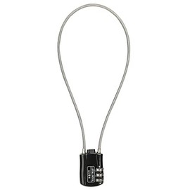 Candado de combinación de cable de acero de 3 dígitos, diámetro de alambre de 3/24 pulgadas, circunferencia de 24 pulgadas, para equipaje de viaje, mochila, casco de ciclismo, gabinete pequeño