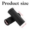 1 Pair MTB Bike Short Handlebar Grips 20x74mm/0.78x2.91inch, Bar Twist