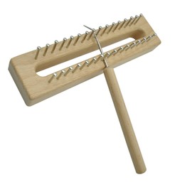 Wooden Knitting Loom 1 Set Wood Tools Wooden Hair Comb Knitting Supplies Scarf Loom Set Wooden Scarf Knitting Looms Wooden Hat Shawl Tapestry Self Made Small Stand