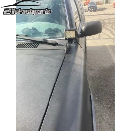 21ST Hold Hood Ditch LED Pod Light Mount Brackets Kit For 89-94 Toyota Pickup 4Runner