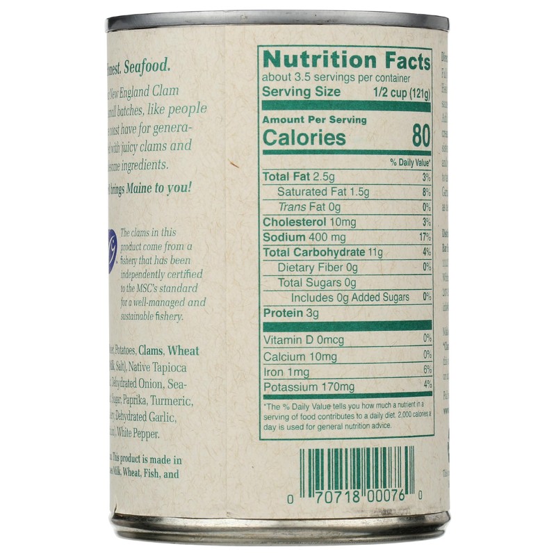 Bar Harbor New England Clam Chowder, 15 Oz