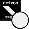 Mehron Makeup Foundation Greasepaint, WHITE â€" 1.25oz