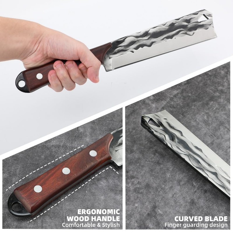 Survival Machete with Sheath for Cutting Trees, for Yard Work