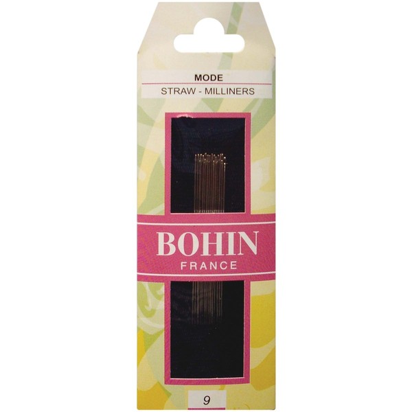 Bohin Milliners Hand Needles, Size 9, 15 Per Package