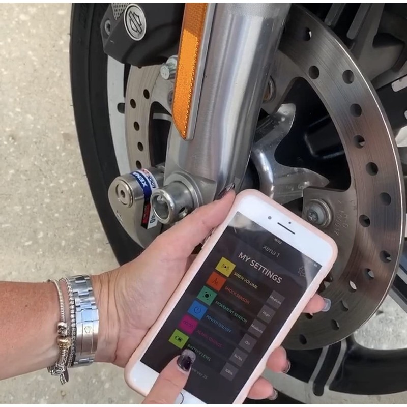 Windscreen Lock with Alarm Xena XX10 Bluetooth SRA